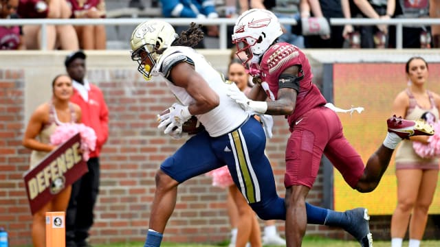 Georgia Tech wide receiver E.J. Jenkins vs Florida State